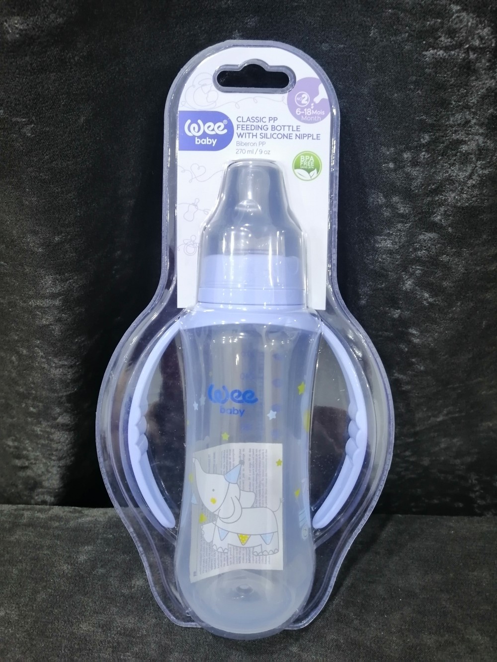 WEE BABY BIBERON PLASTIQUE À BRAS 