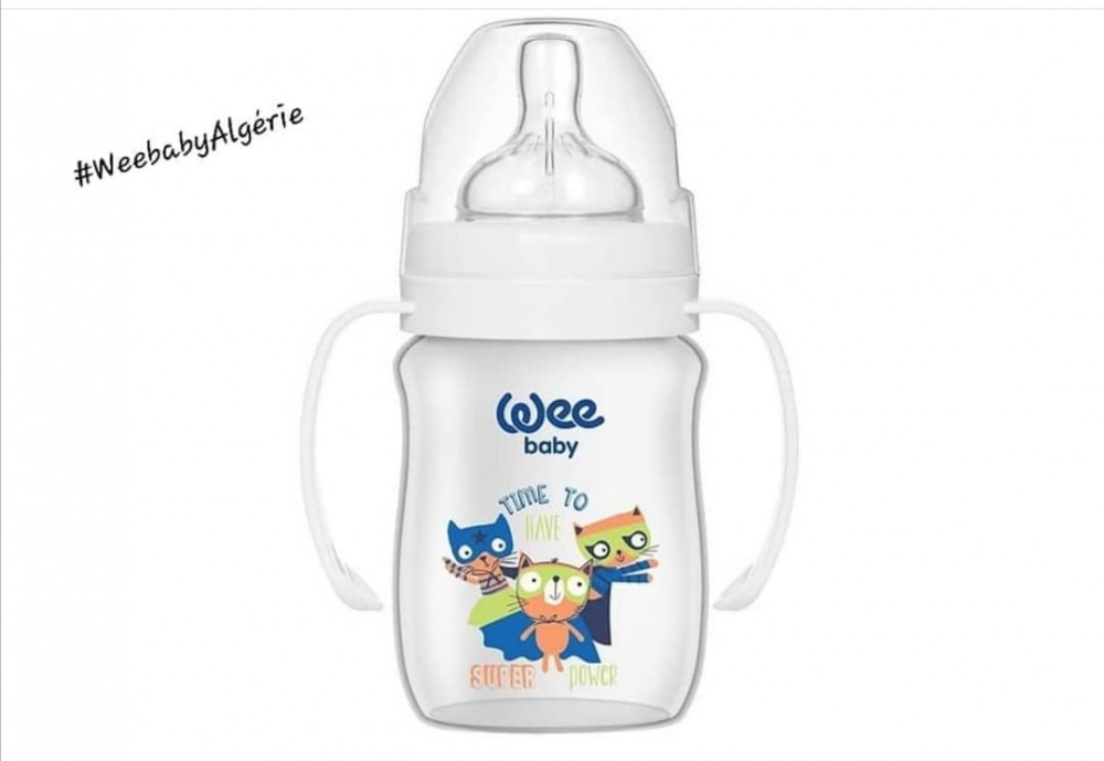 WEE BABY BIBERON A COL LARGE 150 ML 0-6 M