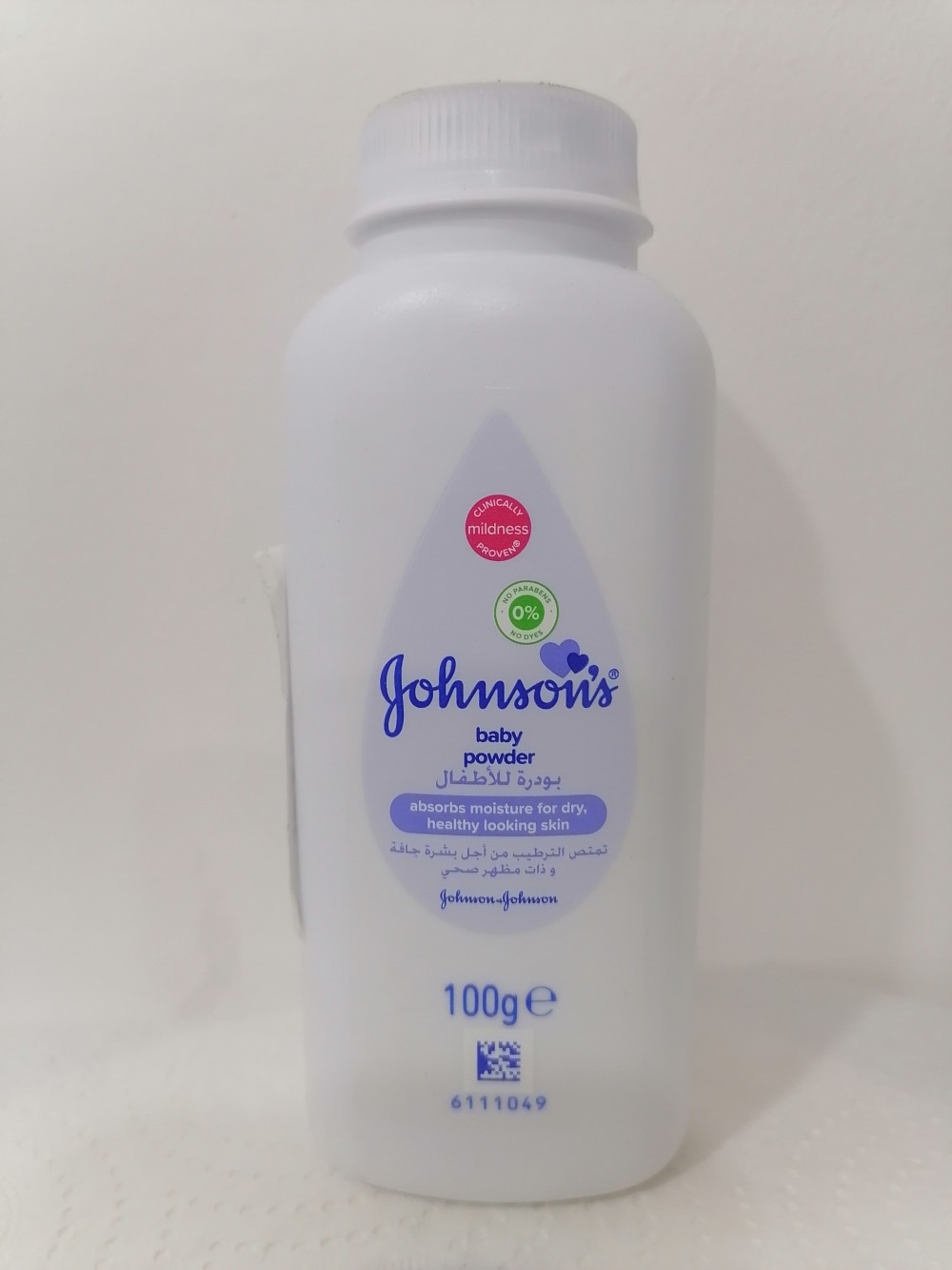 JOHNSONS TALC 100G