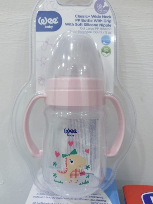 Biberon en plastique avec bras wee baby- 250 ml